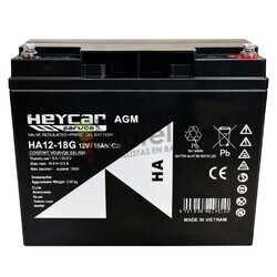 Bater�a GEL 12 Voltios 18 Amperios HA12-18G