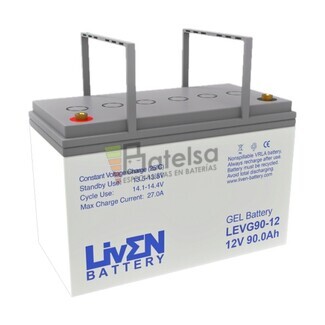 Batera Gel 12 Voltios 90 Amperios LEVG90-12