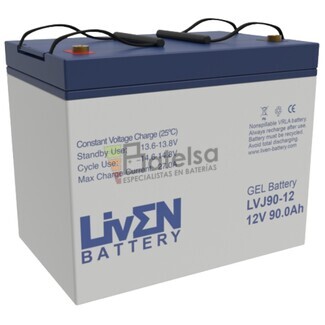 Bateria Gel 12 Voltios 90 Amperios LVJ90-12 Liven Battery