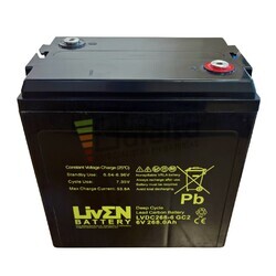Batera Gel Buggy 6 Voltios 268 Amperios Ciclo Profundo LVDC268-6