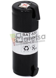 Batera IRC18500 3.7 Voltios 1.600 mAh C. Control y Lengetas