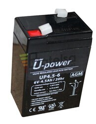 Batera Linterna recargable 6 Voltios 4.5 Amperios