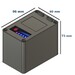 Batera Litio 12 Voltios 11,6 Amperios indicador carga 3S4P Eve18650-29V Test