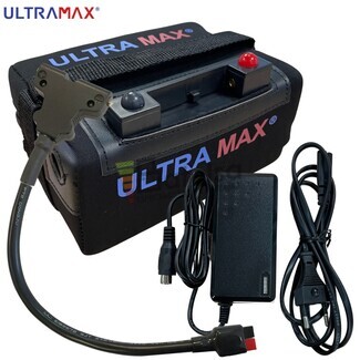 Batera Litio Carro de Golf 18 Amperios Ultramax 1812G