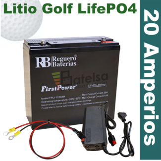 Batera Litio Carro de Golf 20 Amperios