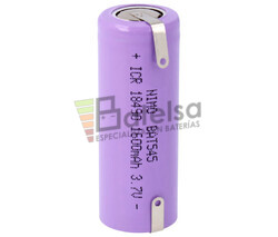 Batera Litio ICR18500 Nimo 1.600 mAh C/ Lengetas