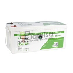 Batera Litio instalacin Solar 12 Voltios 300 Amperios U-Power 12 Voltios 300 Amperios UE-12Li300