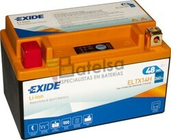 Batera Litio Moto ELTX14H Exide 12V 4A