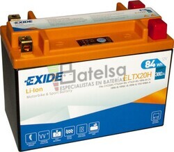 Batera Litio Moto ELTX20H Exide 12V 7A