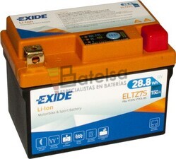 Batera Litio Moto ELTZ7S Exide 12V 2,4A