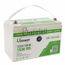 Batera Litio para embarcacin 12 Voltios 120 Amperios U-Power 12Li120