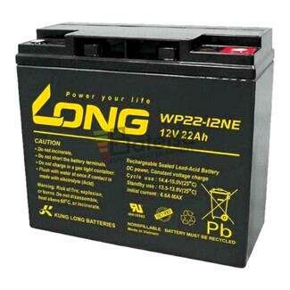 Bateria LONG AGM de 12 Voltios 22 Amperios WP22-12NE 181x76x167 mm