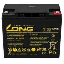 Bateria LONG AGM de 12 Voltios 22 Amperios WP22-12NE 181x76x167 mm