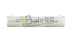 Batera para luces de Emergencia 3.6V 1500 mAH Sub-C 125 mm x 23,5mm