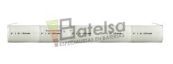 Batera para luces de Emergencia 6V 1500mAH Sub-C 218mm x 23,5mm