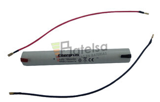 Batera Luz Emergencias 4.8V 1,5Ah C- Cables conexin