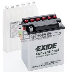 Batera Moto 12N14-3A Exide 12V 14A