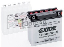 Batera Moto 12N5,5-3B Exide 12V 5,5A