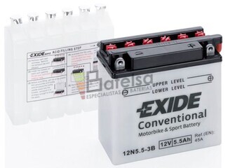 Batera Moto 12N5,5-3B Exide 12V 5,5A