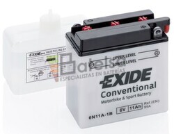 Batera Moto 6N11A-1B Exide 6V 11A