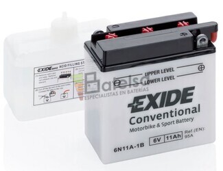 Batera Moto 6N11A-1B Exide 6V 11A