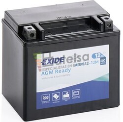 Batera Moto AGM12-12M Exide 12V 10A