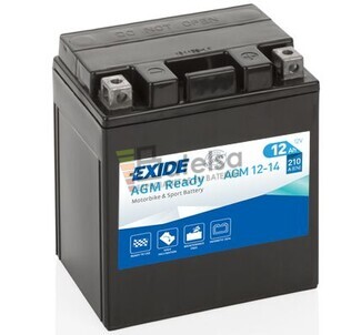 Batera Moto AGM12-14 Exide 12V 14A