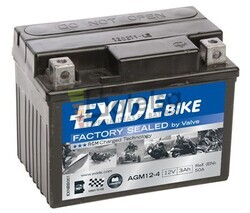 Batera Moto AGM12-4 Exide 12V 3A