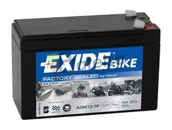 Batera Moto AGM12-7F Exide 12V 7A