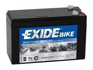 Batera Moto AGM12-7F Exide 12V 7A