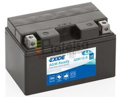 Batera Moto AGM12-8 Exide 12V 8,6A