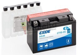 Batera Moto ET9B-BS Exide 12V 8A