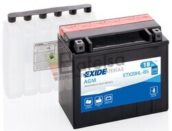 Batera Moto ETX20HL-BS Exide 12V 18A