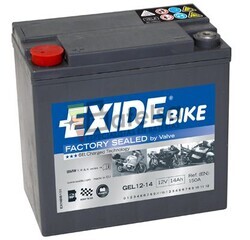 Batera Moto GEL12-14 Exide 12V 14A