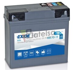 Batera Moto GEL12-19 Exide 12V 19A