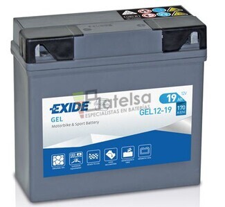 Batera Moto GEL12-19 Exide 12V 19A