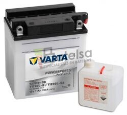 Batera Moto Varta 12N10-3B / YB10L-B2 / YB10L-B 12 Voltios 11 Ah