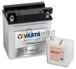 Batera Moto Varta 12N10-3B - YB10L-B2 - YB10L-B 12 Voltios 11 Ah