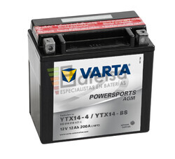 Batera Moto Varta YTX14-4/YTX14-BS 12 Voltios 12 Ah