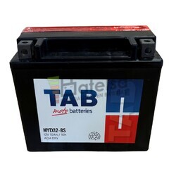Batera Moto YTX12-BS AGM 12 Voltios 10 Amperios TAB