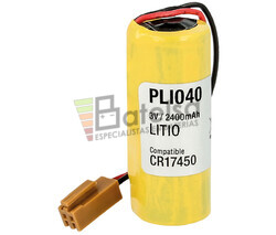 Batera Nimo CR17450 Litio (No recargable) 2.400 mAh con conector y resistencia de carga