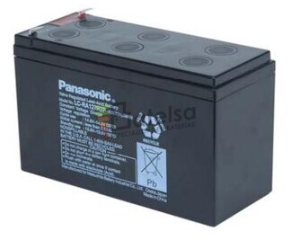 Bater�a Panasonic LC-R127R2P 12 Voltios 7,2 Amperios