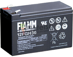 Batera para Alarma de 12 Voltios 9 Amperios FIAMM 12FGH36