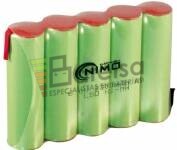 Batera para Electromedicina 6 Voltios 2.300 mAh NI-MH 70,0x49,0x14,0mm