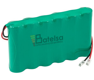 Batera para Electromedicina 7.2 Voltios 2.400 mAh NI-MH 86,0x51,0x14,0mm