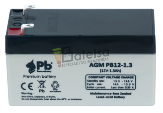 Batera para Escanciador 12V 1,3 Amperios
