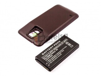 Batera para Galaxy S5, Li-ion, 3,85V, para telefonos SAMSUNG, 5600mAh, 21,6Wh, Tapa color Negro