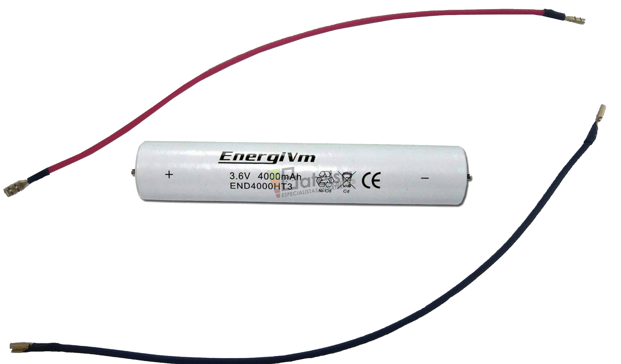 lanzadera Conejo Albardilla Batería Luz Emergencia 3,6V 4AH C/ Cables conexión - Batelsa -  Especialistas en baterías