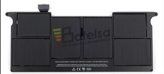 Bateria para MacBook Air A1370, Li-Polymer, 7,3V, 4800mAh, 35Wh