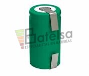 Bateria para reparacion de taladro Sub-C 1.2V 2.400 mAh ( 42,7mm x 23mm )